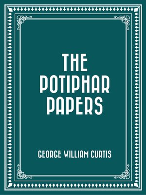 cover image of The Potiphar Papers